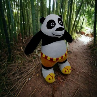 Мягкая игрушка в виде персонажа мультфильма "Панда Кунг-фу" - это удивительное с. . фото 4