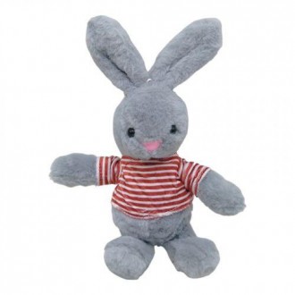 Мила мʼяка іграшка у вигляді кролика у футболці. Іграшка виконана з дуже ніжних . . фото 2