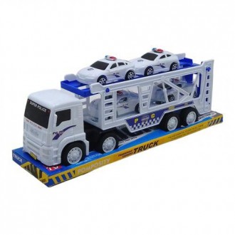 Автовоз "Полиция" – инерционная игрушка, представляющая собой модель автовоза, с. . фото 2