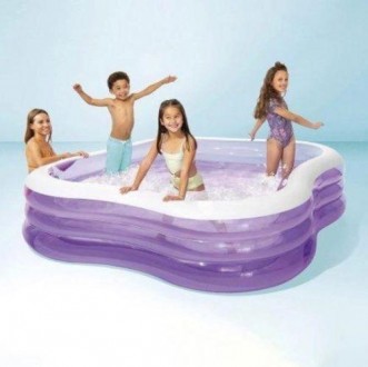 Детский надувной бассейн. Объем воды - 1350 л. Толщина материала - 0,32 мм. Нена. . фото 3