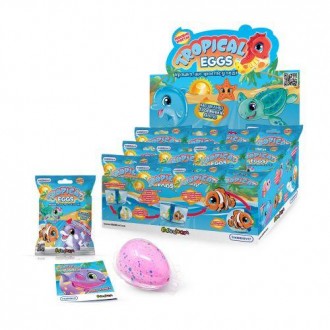 Коллекция игрушек, растущих в яйце. Полностью окуните яйцо в емкость с водой и ч. . фото 2