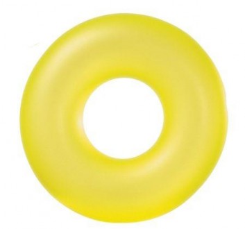 Надувной круг "Неон"﻿ изготовлен из ПВХ толщиной 0,25 мм. Предназначен для детей. . фото 2