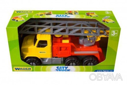 Пожарная "City Truck" привлекательная, реалистичная и функциональная игрушка. По. . фото 1