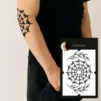 Набір стильних татуювань-перебивок від українського бренду "Tattooshka". У компл. . фото 3