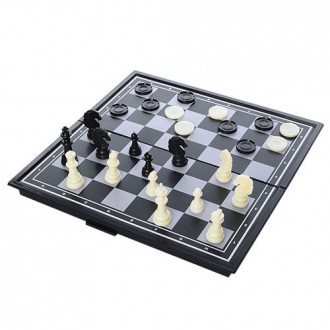 Набір з класичними шахами 9888A, шашками і картами - універсальна гра, обожнюван. . фото 3