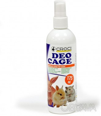 Croci Deo Cage - дезодорант у вигляді спрея для маленьких клітин карликових крол. . фото 1