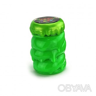 Безпечна в'язка маса "Mega Stretch Slime" 200 г укр. SLM-10-01U - цікава, дитяча. . фото 1