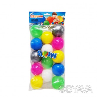Кульки 16028 для сухих басейнів можуть послужити відмінною розвагою для малюків,. . фото 1