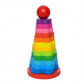 Пірамідка - одна з найпопулярніших розвиваючих іграшок. Ігри з пірамідками розви. . фото 3