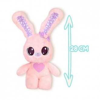 Мягкая игрушка Peekapets – Розовый кролик. Очень мягкая и приятная на ощупь. Кро. . фото 5