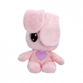 Мягкая игрушка Peekapets – Розовый кролик. Очень мягкая и приятная на ощупь. Кро. . фото 2