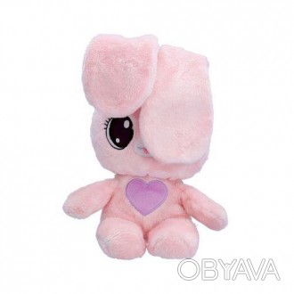 Мягкая игрушка Peekapets – Розовый кролик. Очень мягкая и приятная на ощупь. Кро. . фото 1