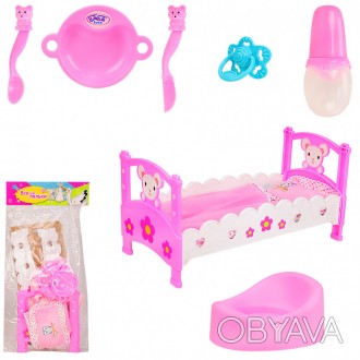 Іграшкові ліжечка і коляски для ляльок - необхідний елемент для гри в доньки-мат. . фото 1