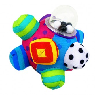 Брязкальце Sozzy М'який м'яч-брязкальце стимулює тактильні навички дитини, робот. . фото 4