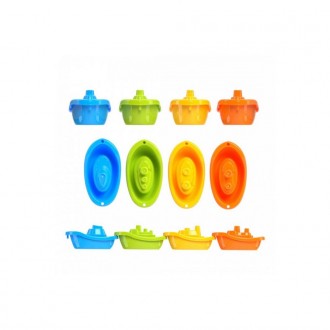 Набір барвистих корабликів для веселих ігор з водою та піском. Іграшку зручно вз. . фото 5