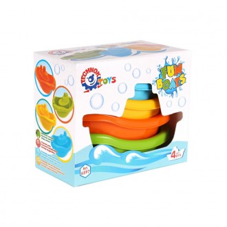 Набір барвистих корабликів для веселих ігор з водою та піском. Іграшку зручно вз. . фото 2