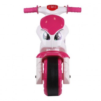 Розкішний біло-рожевий «Мотоцикл ТехноК» для справжніх принцес зазвучав по-новом. . фото 3