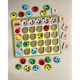 У наборі 34 плашки для сортування. Як грати: дитині необхідно розташувати плашку. . фото 5