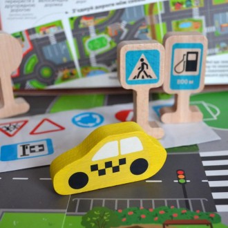 Ігровий набір Дорожні знаки для дітей - це чудова можливість поєднати вивчення п. . фото 6