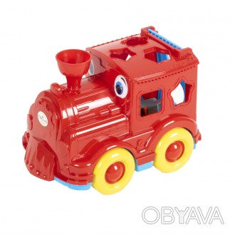 Іграшковий паровозик дуже схожий на автомобіль Жук. Він являє собою іграшку-сорт. . фото 1