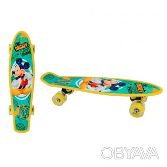 Пенні борд із зображенням Міккі Мауса – це крутий та стильний скейтборд, який ст. . фото 1