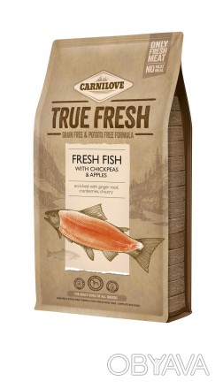 Рецептура корму Carnilove True Fresh FISH розроблена на основі свіжої риби. Це п. . фото 1