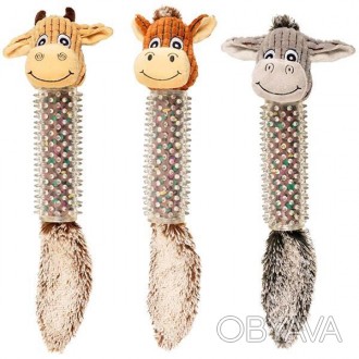 Flamingo Cow/Horse/Donkey Spines – необычная мягкая игрушка для собак, в которой. . фото 1