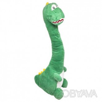 Очаровательна игрушка-обнимашка в виде динозаврика с длинной шеей. Идеально подх. . фото 1