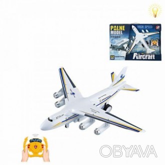 Радіокерована модель літака із серії "Aircraft". Пасажирський боїнг пофарбований. . фото 1