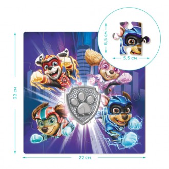 Пазл Dodo Paw Patrol Progressive Могутні герої – це чудовий спосіб для маленьких. . фото 6