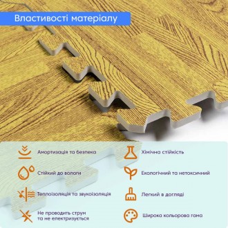 Напольное модульное покрытие «Пазлы» представляет собой модульные плиты с выреза. . фото 4