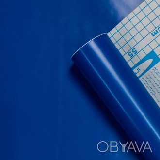 Самоклеющаяся пленка синяя 0,45х10м 
Пленка на самоклейке идеально подходит для . . фото 1