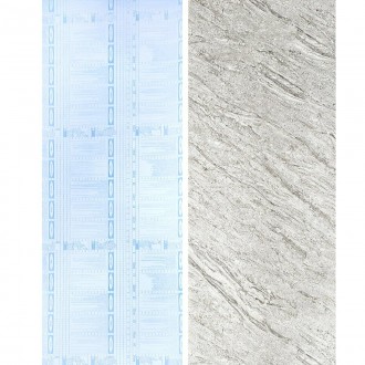 Самоклеюча плівка біло-сірий мармур 0,45х10мх0,07мм 
Плівка на самоклейці ідеаль. . фото 4