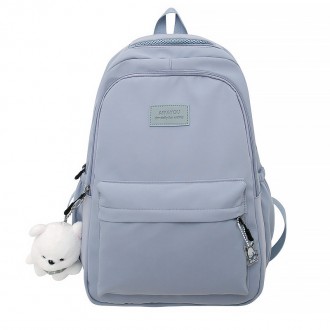 Рюкзак Lesko 633227 Blue с брелком подростковый
Стильный школьный рюкзак – идеал. . фото 2