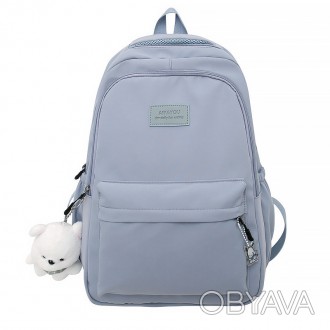 Рюкзак Lesko 633227 Blue с брелком подростковый
Стильный школьный рюкзак – идеал. . фото 1