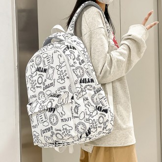 Рюкзак Lesko 601928 White подростковый
Стильный школьный рюкзак – идеальный спут. . фото 6