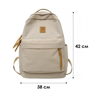 Рюкзак Lesko 81227 Ivory подростковый
Стильный школьный рюкзак – идеальный спутн. . фото 7