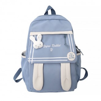 Рюкзак Lesko 21727 Зайка Blue подростковый
Стильный школьный рюкзак – идеальный . . фото 2