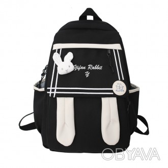Рюкзак Lesko 21727 Зайка Black подростковый
Стильный школьный рюкзак – идеальный. . фото 1