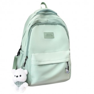 Рюкзак Lesko 633227 Green с брелком подростковый
Стильный школьный рюкзак – идеа. . фото 2