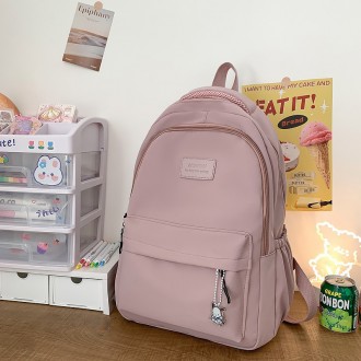 Рюкзак Lesko 633227 Pink с брелком подростковый
Стильный школьный рюкзак – идеал. . фото 6