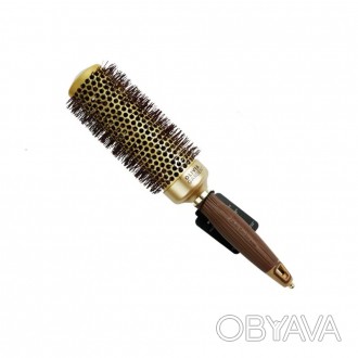 Термобраш Olivia Garden Expert Blowout Speed Wavy Bristles Gold&Brown 45. . фото 1