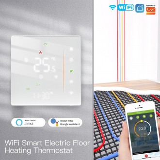Терморегулятор Tuya Smart Life Wifi BHT-006 для газового котла и теплого пола Sm. Ковель. фото 1 Терморегулятор Tuya Smart Life Wifi BHT-006 для газового котла и теплого пола Sm. Ковель. фото 1