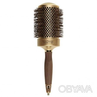Термобраш Olivia Garden Expert Blowout Shine Wavy Bristles Gold&Brown 65
Olivia . . фото 1
