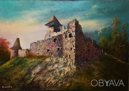 Невицкий замок 75х110. . фото 1 картина ручной работы наложенный платеж. . фото 1