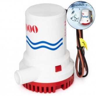 Помпа погружная Shiyuan WW-06208; 2000GPH; 126л/мин; 12V; Ручная. Трюмная помпа.. Дніпро. фото 1 Помпа погружная Shiyuan WW-06208; 2000GPH; 126л/мин; 12V; Ручная. Трюмная помпа.. Дніпро. фото 1