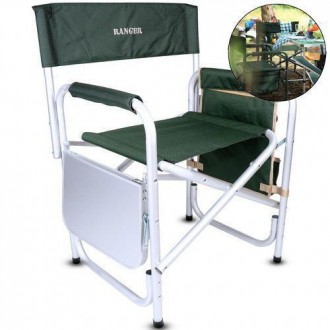Туристическое кресло складное Ranger FC-95200S +столик +сумка;Отличный складной/. . фото 2