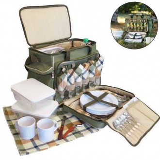Набор для пикника Ranger Rhamper Lux НВ6-520;
Отличный пикниковый набор посуды в. . фото 2
