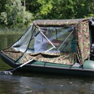 Палатка для надувной моторной лодки Барк.
Универсальная лодочная палатка, на над. . фото 9