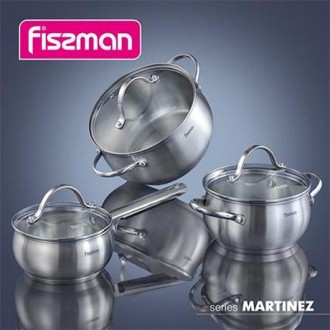 Набір кухонного посуду MARTINEZ від датської торгової марки Fissman - високі тех. . фото 3
